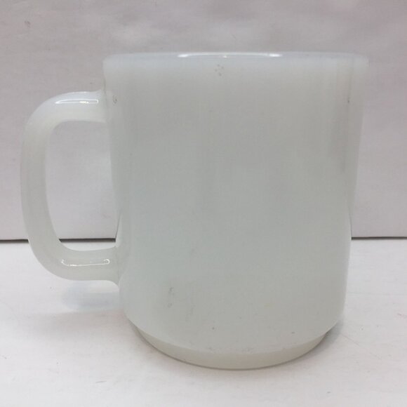 Vintage White Avocado Green Yellow Blue Retro 70's Coffee Mug Cup Leaves Berries - Picture 3 of 11